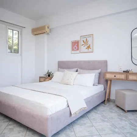 Spiros Ii & 50m From Center 300m From Ideal For Families And Groups Apartmán Laganas