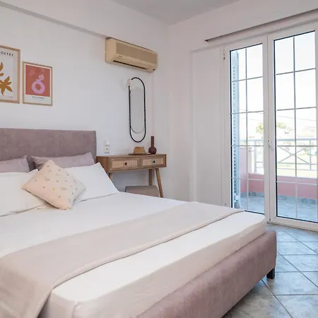 Apartmán Spiros Ii & 50m From Center 300m From Ideal For Families And Groups Laganas